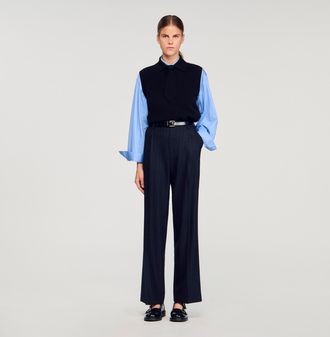 Sandro Jersey con corbata