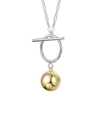 Genevive Silver Cz Chain Necklace