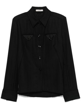 Dorothee Schumacher pinstripe pattern jacket - Black