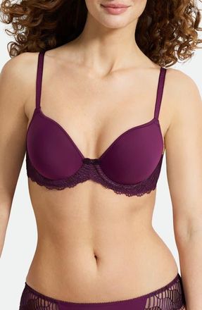 Wacoal La Femme Underwire T-Shirt Bra in Winter Blo at Nordstrom, Size 34D