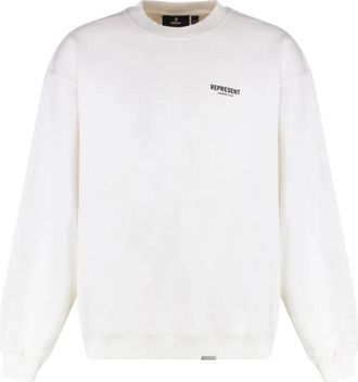 Represent Felpa 100% Cotone - Heren - Sweatshirts - Wit - XL - Katoen - Hoodies & sweatvesten