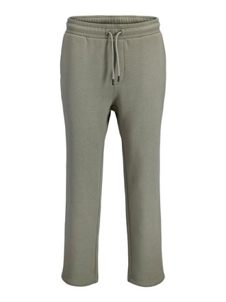 Jack & Jones Sweathose JACK & JONES JPSTKANE BRADLEY UNCUFFED SWT PANTS NOOS, Herren, Gr. XXL, N-Gr, vetiver, angeraute Sweatware, Obermaterial: 65% Polyester, 35%