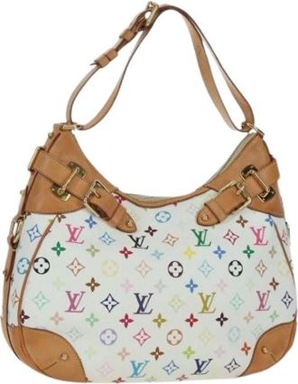 Louis Vuitton Pre-owned Shoulder Bags, female, White, Size: ONE SIZE Pre-owned Greta handbag