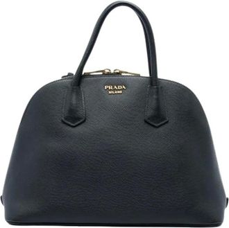Prada Pre-owned Vintage Handtas - Dames - Pre-owned - Zwart - Maat: ONE Size Leer