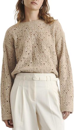 Tanya Taylor Alda Alpaca & Wool-Blend Sweater
