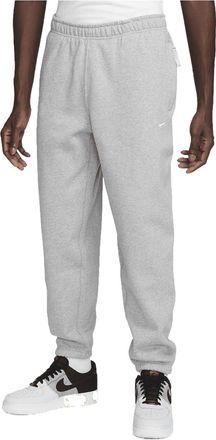 Nike Nike Solo Swoosh Mens Fleece Pants (Luminous Green/White, DX1364-331), Dark Grey Heather/White, XXL