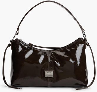 Tommy Hilfiger Womens Tommy Jeans Patent Leather Shoulder Bag - Patent Leather