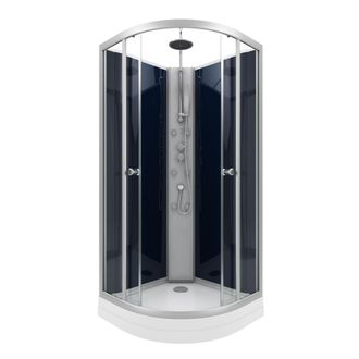 Aurlane Cabina Ducha 1/4 Circulo 85x85x225cm- Nigthy