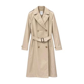 Aspesi Abrigo de Lona con Mezcla de Algod&oacute;n Acolchado Thermore - Coats - Mujer - Beige - XS
