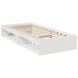 Berkfield Home Stylish Day Bed without Mattress White 80x200 cm Solid Wood Pine