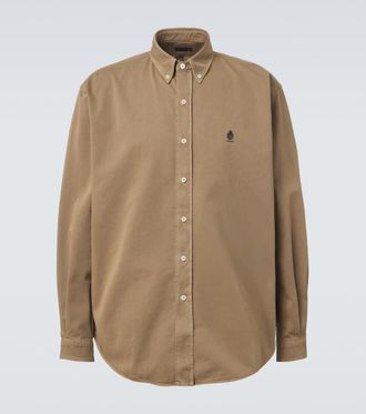 Prada Embroidered cotton shirt