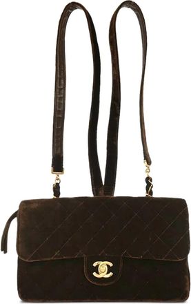 Chanel Zaino trapuntato 1994-1996 - Marrone