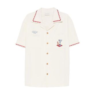 Dr&ocirc;le de Monsieur Embroidered Pocket Shirt