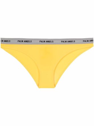 Palm Angels Slip met logoband - Geel