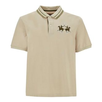 La Martina Polo Pique - male - La Martina - Polo Shirts - Beige - XL - Tops