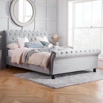 Birlea Opulence Bed in Grey | Size: Double