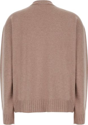 Fabiana Filippi Womens Sweater Wool-Silk-Cashmere Beige Tops Top