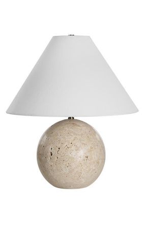 RENWIL Assen Travertine Table Lamp at Nordstrom