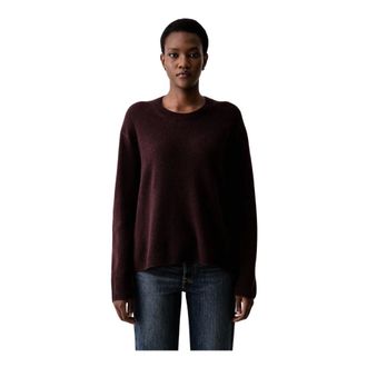 Marc O'Polo Jersey de cuello redondo - Knitwear - Mujer - Marr&oacute;n - XS