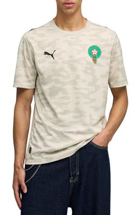 Puma x Morocco x Salehe Bembury Goalkeeper Jersey in Alpine Snow/Desert Dust at Nordstrom, Size Xx-Large