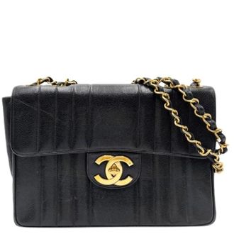Chanel Pre-owned Vintage Shoulder Bag - Dames - Pre-owned - Zwart - Maat: ONE Size Leer