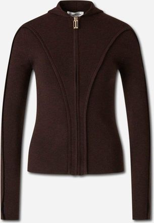 Victoria Beckham Hooded Zip Sweater
