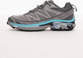 Salomon XT-6 Expanse Concrete - Sneakers color castlerock e blu curacao-Grigio
