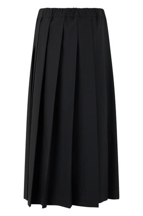 Fabiana Filippi Pleated Maxi Skirt - Black