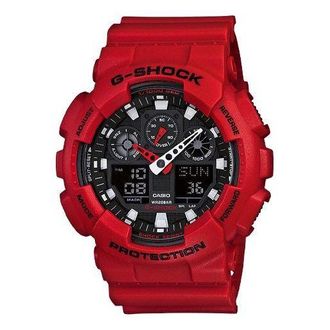 Casio G-Shock Analog-Digital Red GA-100B-4ADR