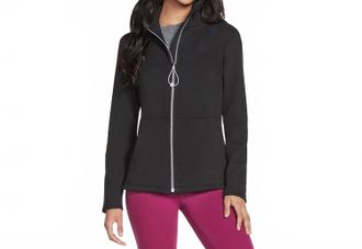 Skechers Womens Go Snuggle Soft Cozy Jacket In Black