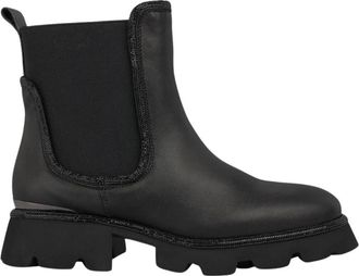 Alma En Pena Rhinestone track bootie - Dames - Chelseaboots - Zwart - 37 EU - Schoenen
