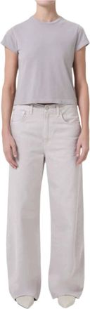 A Gold E Low Curve Jeans In Soft Focus