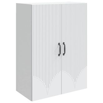 vidaXL Armario De Pared Blanco 66 X 34,5 X 90 Cm Madera De Ingenier&iacute;a Vidaxl