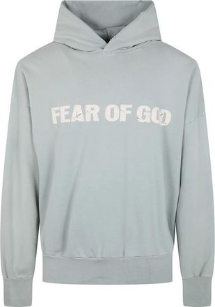 Fear of God Heaven Hoodie - Heren - Hoodies - Blauw - M - Katoen - Hoodies & sweatvesten