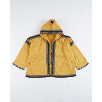 Fortela Cotton Poncho in Yellow at Nordstrom, Size One Size Eu