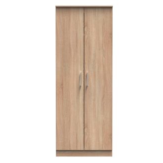 Welcome Furniture Denver Ready Assembled Wardrobe with 2 Doors - Oak - Welcome Furniture | TJ Hughes