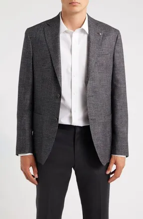 Jack Victor Morton Textured Sport Coat in Blue at Nordstrom, Size 40