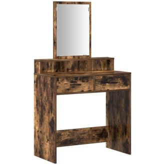 vidaXL Vidaxl - Dressing Table Smoked oak 79 x 41 x 140 cm Engineered wood