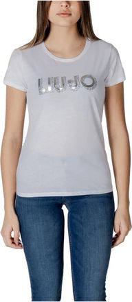 Liu Jo Mujer, Camisetas, Blanco, Talla: L