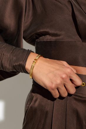 Coach Brass Bracelet, Womens, Gold