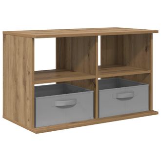 vidaXL Soporte Para Tv Con Caj&oacute;n Roble Artesanal 79 X 40 X 48 Cm Vidaxl