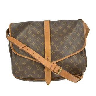 Louis Vuitton Vintage, unisex, Bruin, ONE Size, Pre-owned Vintage Canvas Cross Body Bag