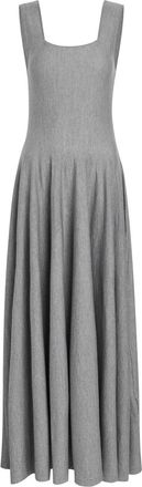 Khaite Jodie Wool Midi Dress - Bright Brown - S (UK8-10 / S)