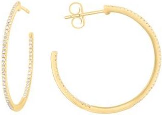 Effy Diamond Hoop Earrings in Gold at Nordstrom Rack