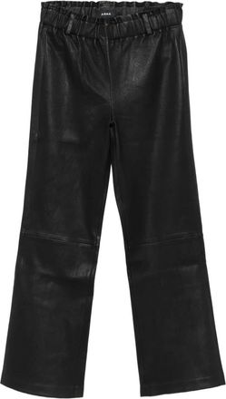 Arma Leather Trousers, female, Black, M, Ferrara Stretch Plonge Leather Trousers