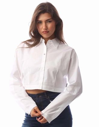 HUGO BOSS Womens Etsoukie Blouse - White - Size: 12