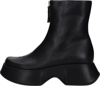 Vic Mati&eacute; Schoenen, Dames, Zwart, 39 EU, Leer, Enkellaars