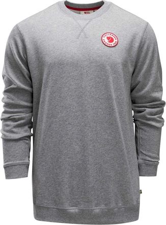 Fj&auml;llr&auml;ven 1960 Logo Heren Sweatshirt Grijs Melange - Heren - Sweatshirts - Grijs - M - Hoodies & sweatvesten