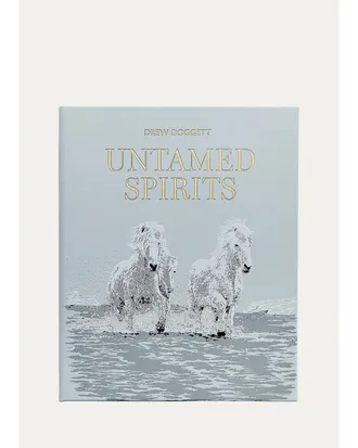 Graphic Image Untamed Spirits: Horses From Around the World Leather-Bound Book by Drew Doggett
