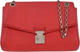 Louis Vuitton Pre-owned Saint Germain Handtas - Dames - Vintage Schoudertas - Rood - ONE Size - Leer - Vintage